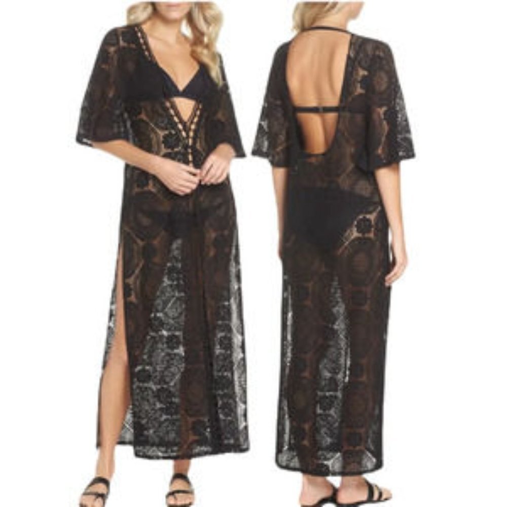 Chelsea28 Lace Cover-Up Maxi Dress